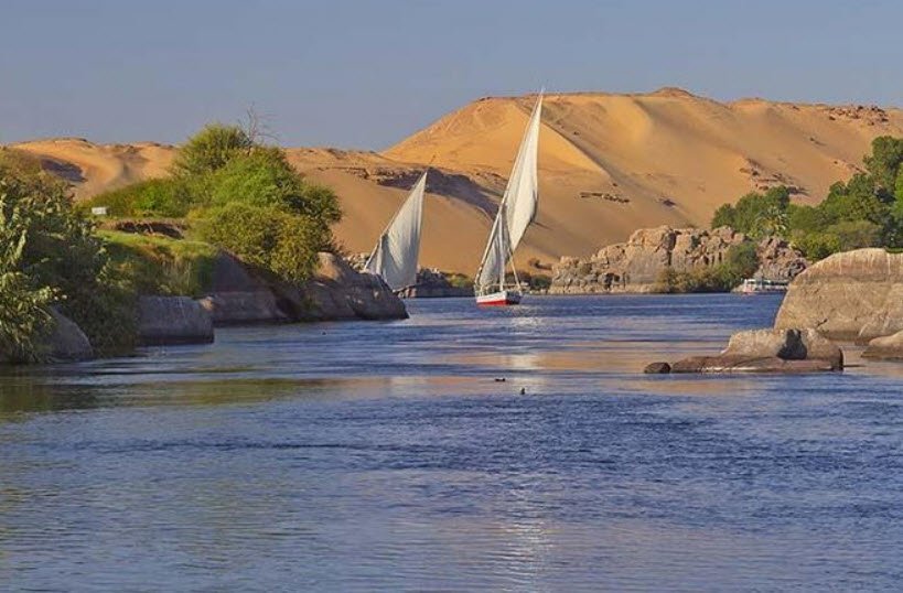 Felucca Ride on the Nile, Luxor, Aswan, Cairo, Egypt